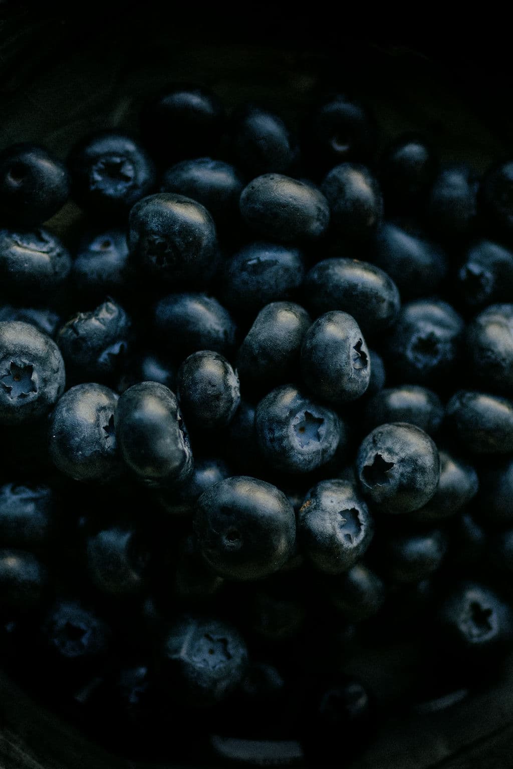 Fresh blueberries close-up